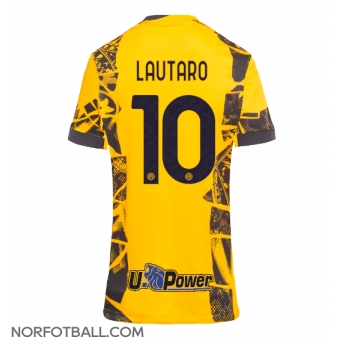 Billige Fotballdrakt Inter Milan Lautaro Martinez #10 Replika Tredjedrakt Dame 2024-25 Kortermet